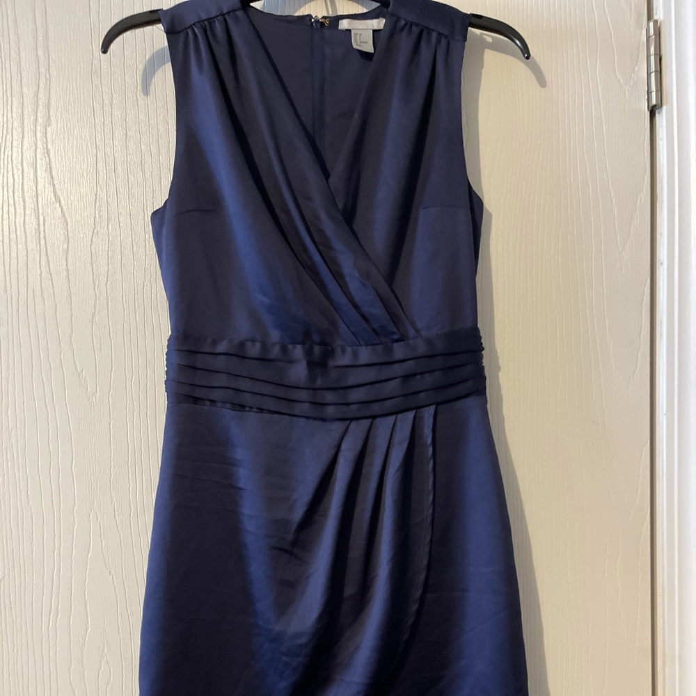 Navy blue short dress